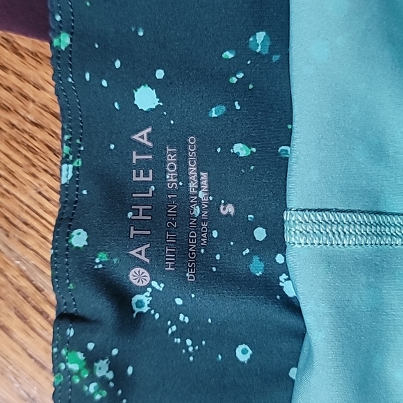 Two pair of Athleta Hiit It 2 in 1 shorts! NEVER WORN! - Picture 2 of 3